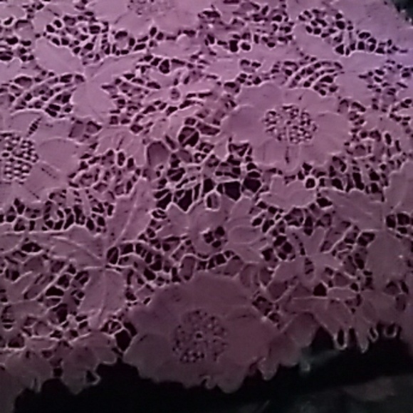 Pink pastel lace top - Picture 1 of 3